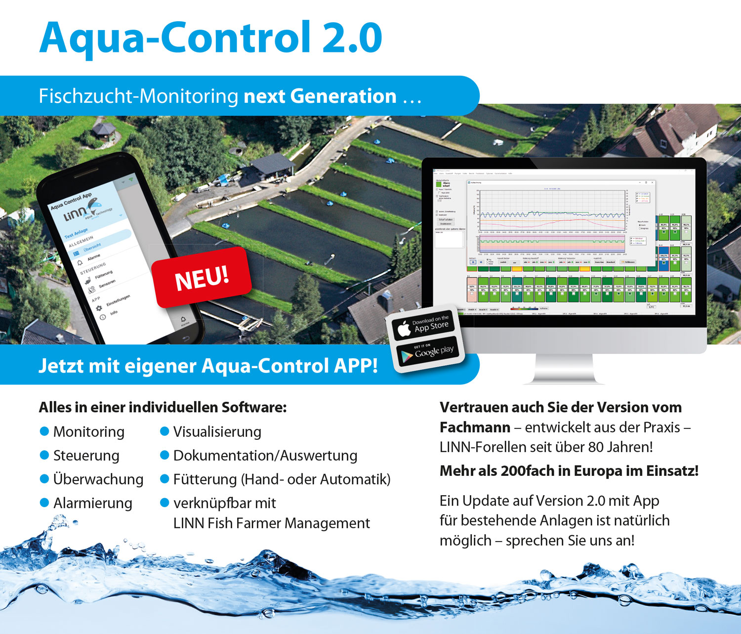 Aqua-Control 2.0 - Fischzucht-Monitoring next Generation